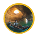 benagil caves kayak tour inside the cave