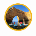 Stand-Up Paddle Tour Benagil exploring the famous Benagil sea caves